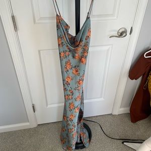 Astr Gaia floral midi dress